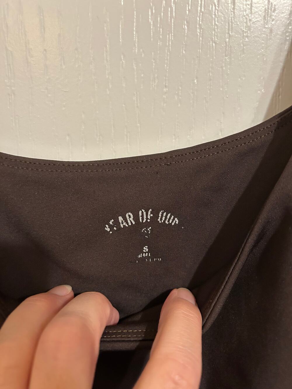Year of Ours Brown Sports Bra Small